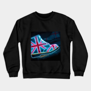 Union Jack Neon Glow Docs Crewneck Sweatshirt